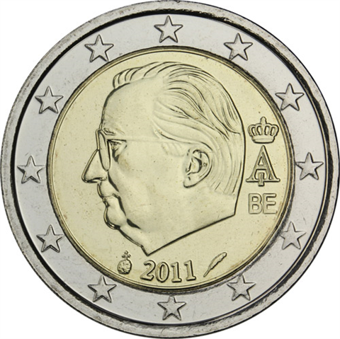 Belgien-2Euro-2011-Albert-RS