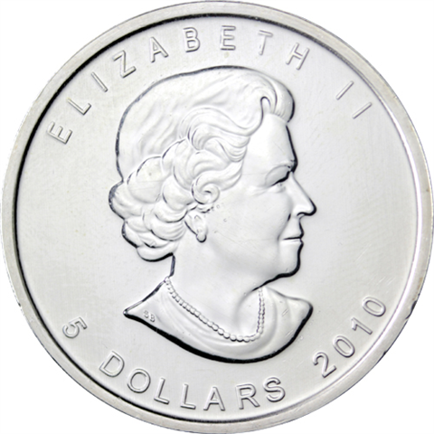 Kanada 5 Dollar 2010 bfr. Maple Leaf-I
