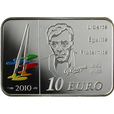 Frankreich 10 Euro 2010 PP Georges Braque I