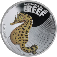 Australien-50 Cent-2010-AGpp-Seahorse-Farbe-RS