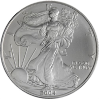 USA-1 Dollar-2004-AGstgl-Silver Eagle-RS