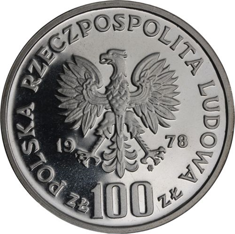 Polen-100 Zlotych-1978-AGpp-Bieber-RS