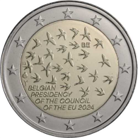 Belgien-2Euro-2024-bfr-EU-Ratspräsidenschaft-RS