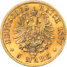 5 Mark Gold 1877 König Karl von Württemberg - J.291