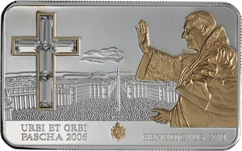 Cook Islands- 5 Dollar-2006-AGpp-Urbi et Orbi Ostersegen-RS