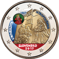 Slowakei-2-Euro-2017-bfr-Istropolitana-Farbe-rs