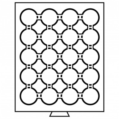 312454 - Münzbox 20 Fächer für CAPS 41 