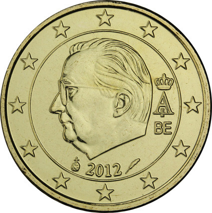 Euromuenzen Belgien 50 Cent 2012 Albert II