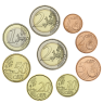 9 Münzen 1 Cent - 2 Euro 2