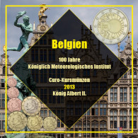 Belgien 3,88 Euro 2013 bfr. KMS - Sondersatz mit 2 € Metrologisches Institut im Folder