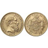 Belgien 20 Francs Leopold II 1870 bis 1882