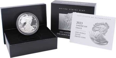 USA-1 Dollar-2023-AGpp-Silver Eagle neues Designe-RS