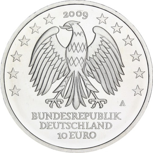 Silbermünze 10 Euro 2009 Universität Leipzig - jetzt kaufen