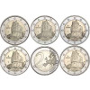 Deutschland 5 x 2 Euro 2023 Elbphilharmonie Hamburg Mzz A - J