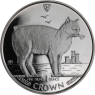 Isle of Man-1 Crown-1988- AGpp-Manx Katze-RS
