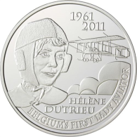 Belgien 5 Euro 2011 Internationaler Frauentag Helene Dutrieu - I