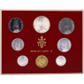 Vatikan-668 Lire-1966-Stgl-Kursmünzensatz-RS