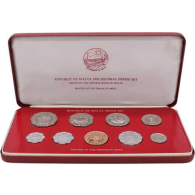 Malta-10,93 Mils-1976-PP-KMS-Etui