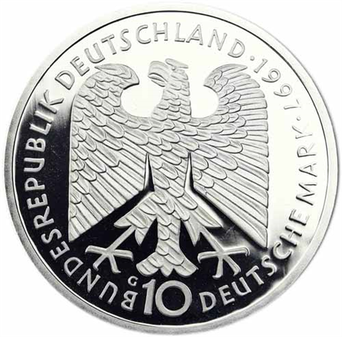 Deutschland-10-DM-Silber-1997-PP-Heine