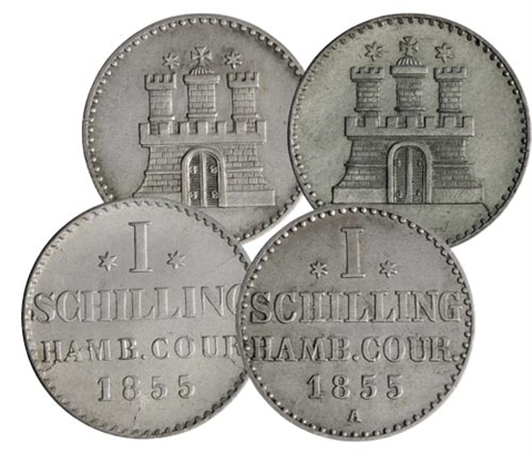 Deutschland-2x1Schilling-1855-Hamburg-RSVS