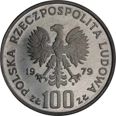 Polen-100 Zlotych-1979-AGpp-Gemse-RS