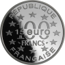 Frankreich-15 Euro 100 Francs-1996-AGpp-Brüssel-VS
