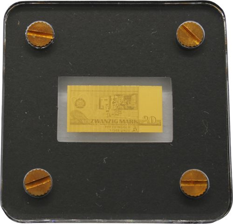 goldtafeln14x1500ozGold-DDRBanknoten-Album 