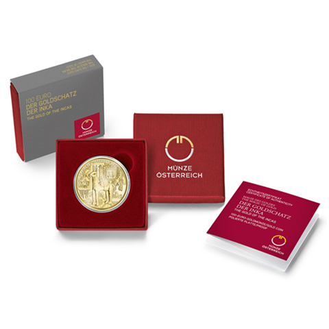 100 Euro Goldmünze "Goldschatz der Inka - Magie des Goldes"