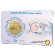 Belgien-2-Euro-2026-CoinCard-SNCB-Staatsbahnen-RS