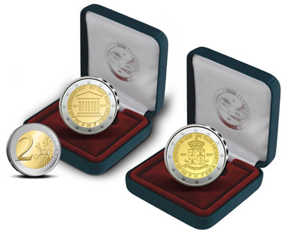 Belgien 2 Euro Sondermünzen 2017 Gent Lüttich 