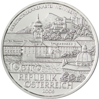 Österreich-10-Euro-2006-Silber-bfr-Benediktinerabtei-Nonnberg-RS