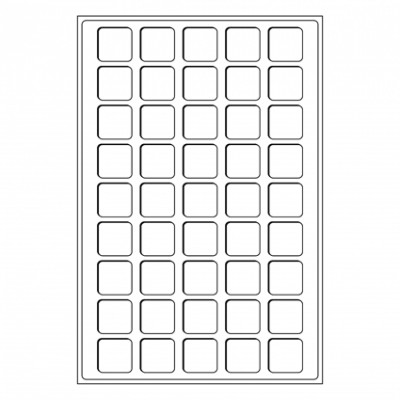 317701 -  Tableaus mit  45 Fächern bis 31 mm 2er Set  Zubehoer 