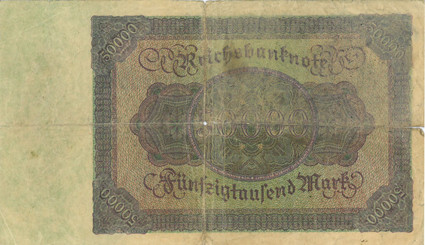 Reichsbanknote 50.000 Mark 1922