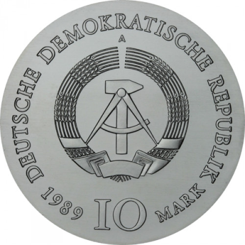 J.1629 - DDR 10 Mark 1989 stgl. Johann Gottfried Schadow