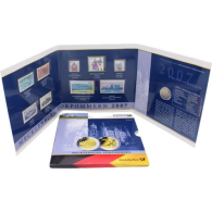 Deutschland-2Euro-Briefmarken-2007-Schloss Schwerin-Folder