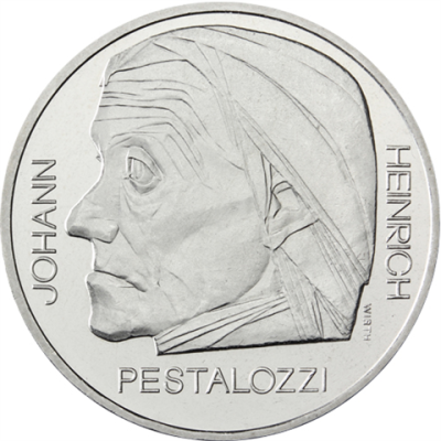 Schweiz-5Franken-1977-bfr-Pestalozzi-RS