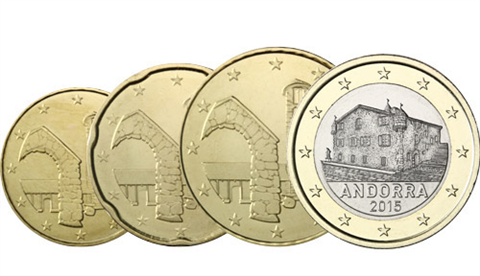 Andorra-10Cent-1Euro-2015-Kleinmünzensatz-RS