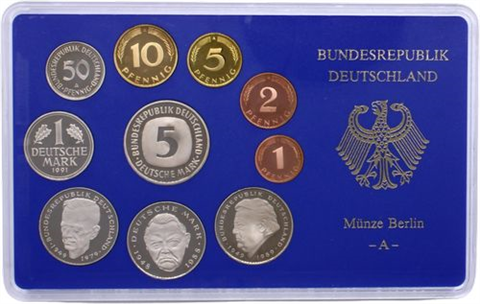 Deutschland-12,68 DM-1991-PP-Kurs-Blister-MzzA-RS