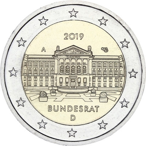 Deutschland-2-Euro-2019-Bundesrat-ADFGJ