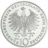 Deutschland 10 DM Silber 1992 Stgl. Orden Pour le Merite, Alexander von Humboldt