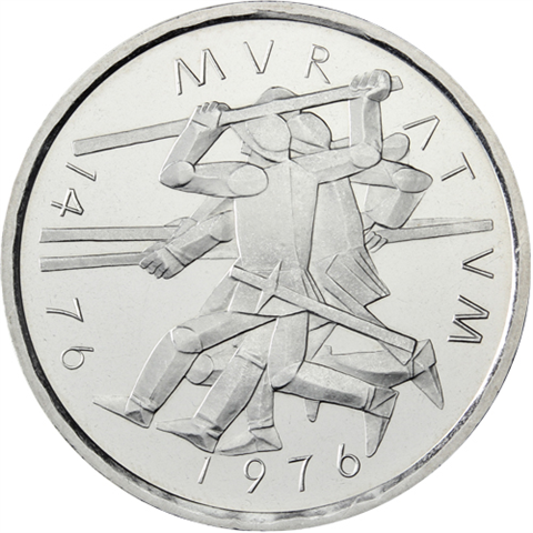 Schweiz-5Franken-1976-bfr-SchlachtMurten-RS
