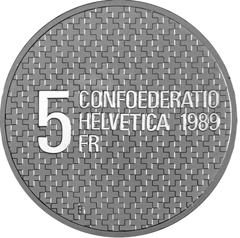 Schweiz-5Franken-1989bfr-GeneralGuisan-RS