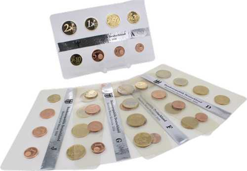 Deutschland-5x3,88 Euro-2004-PP-KMS A-J-Set