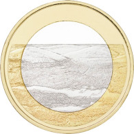 Finnland 5 Euro Gedenkmünzen  2018 bfr. Landschaften-Serie - Pallastunturi Fells