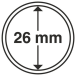 313851 - 100  x Kapseln 26 mm für 2 Euro Stücke 