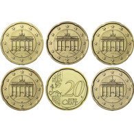 Deutschland 20 Euro-Cent 2015  Kursmünze mit Eichenzweig