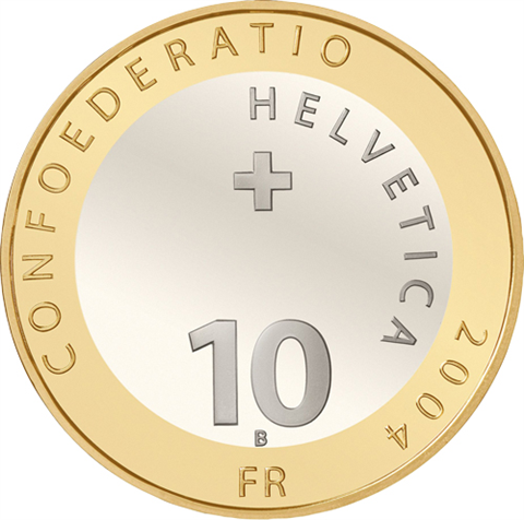 Schweiz-10Franken-2004-stgl-Matterhorn-RS