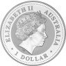 Australien-1-Unze-Silber-2001---1-Dollar-Kookaburra-VS