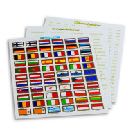 321082 -  Euro Sticker-Set  28 Euro-Länder inkl. Andorra