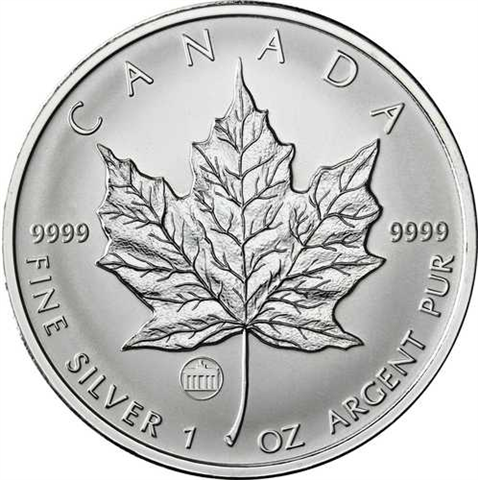Kanada 5 Dollars 2009 frostet Maple Leaf mit Privy Mark Brandenburger Tor I